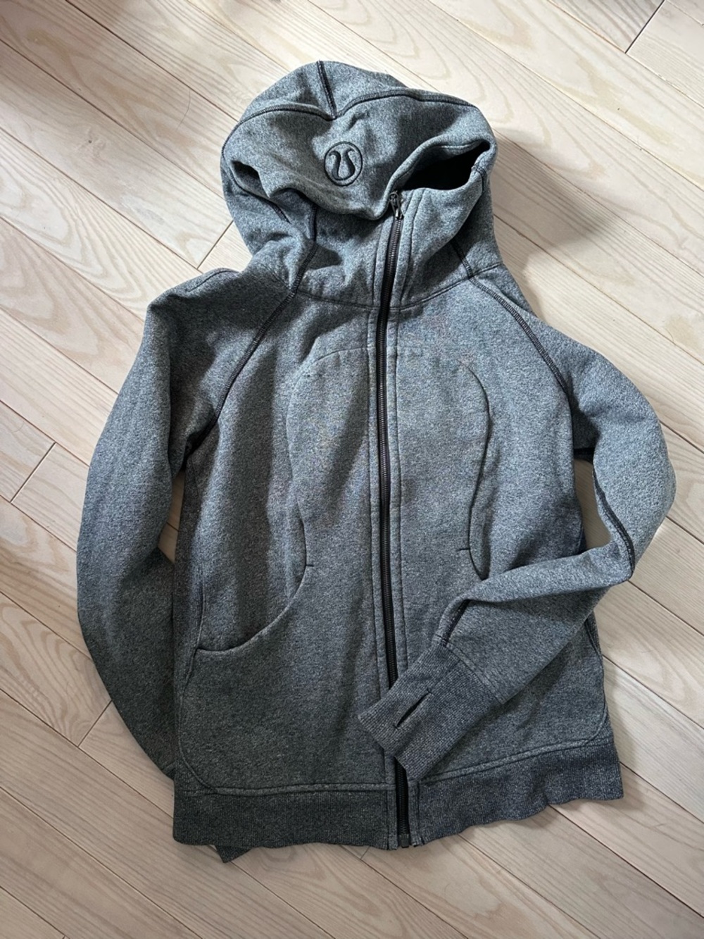 Lululemon Gray Scuba Hoodie Jacket